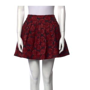 Alice Olivia Floral Print mini skirt xs/0